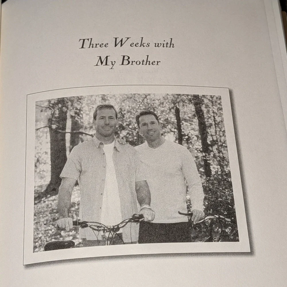 Three Weeks with My Brother Nicholas Sparks Micah Sparks 1st Edition Hardcover